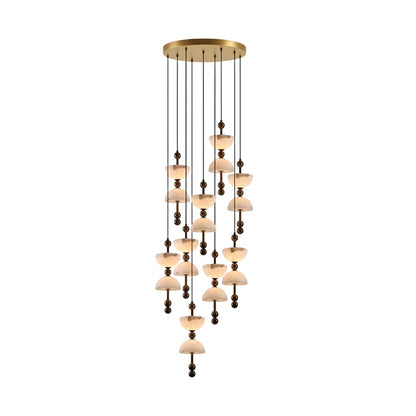Duo Alabaster Pendant Lamp