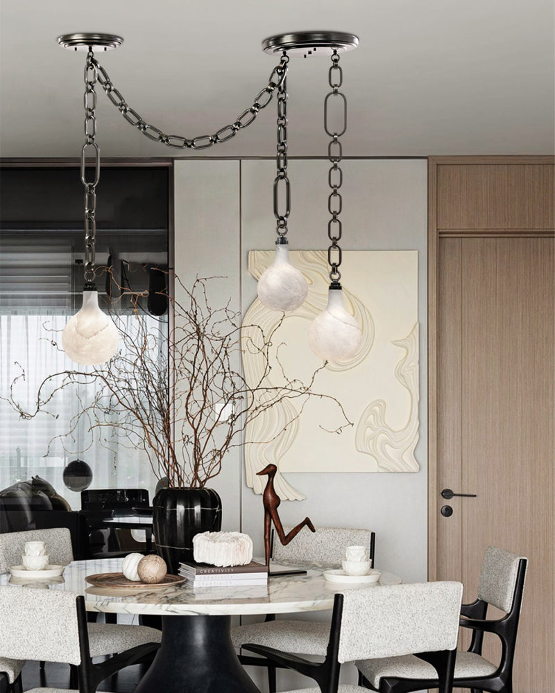 Vintage style Cluster White Mini Insignia Globe Pendant Light 6" for kitchen Island