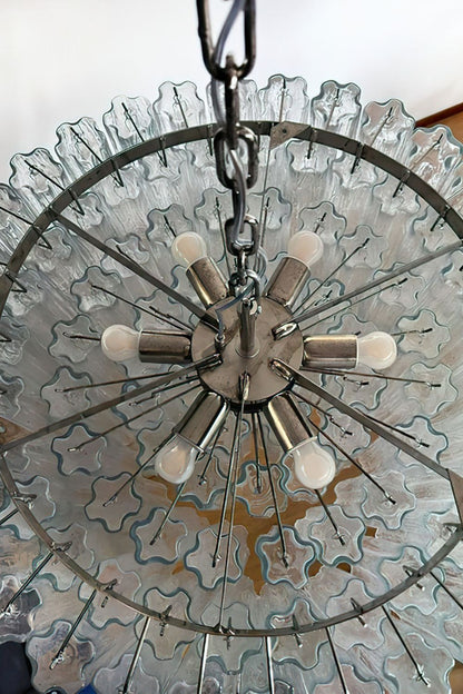 Handcrafted Art Crystal Tube Ceiling Light - view 10 | morylighting