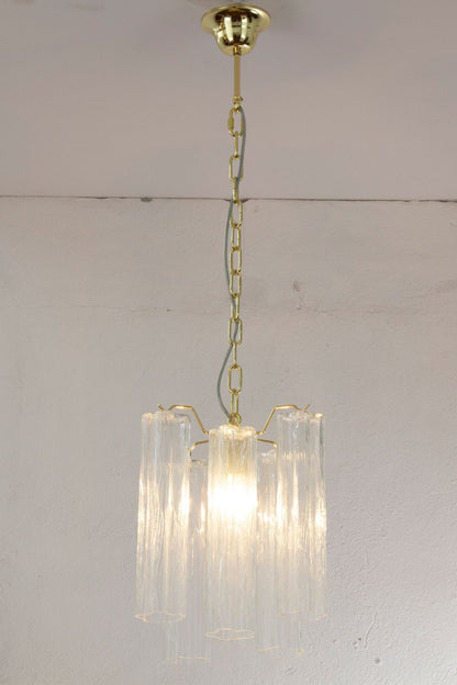 Clear Glass Tronchi Suspension Lamp - view 7 | morylighting