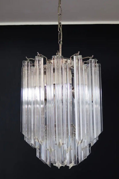 Art Quadriedri Glass Chandelier - view 10 | morylighting