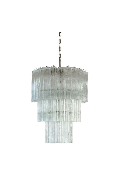 52-Tube Clear Art Glass Chandelier | morylighting