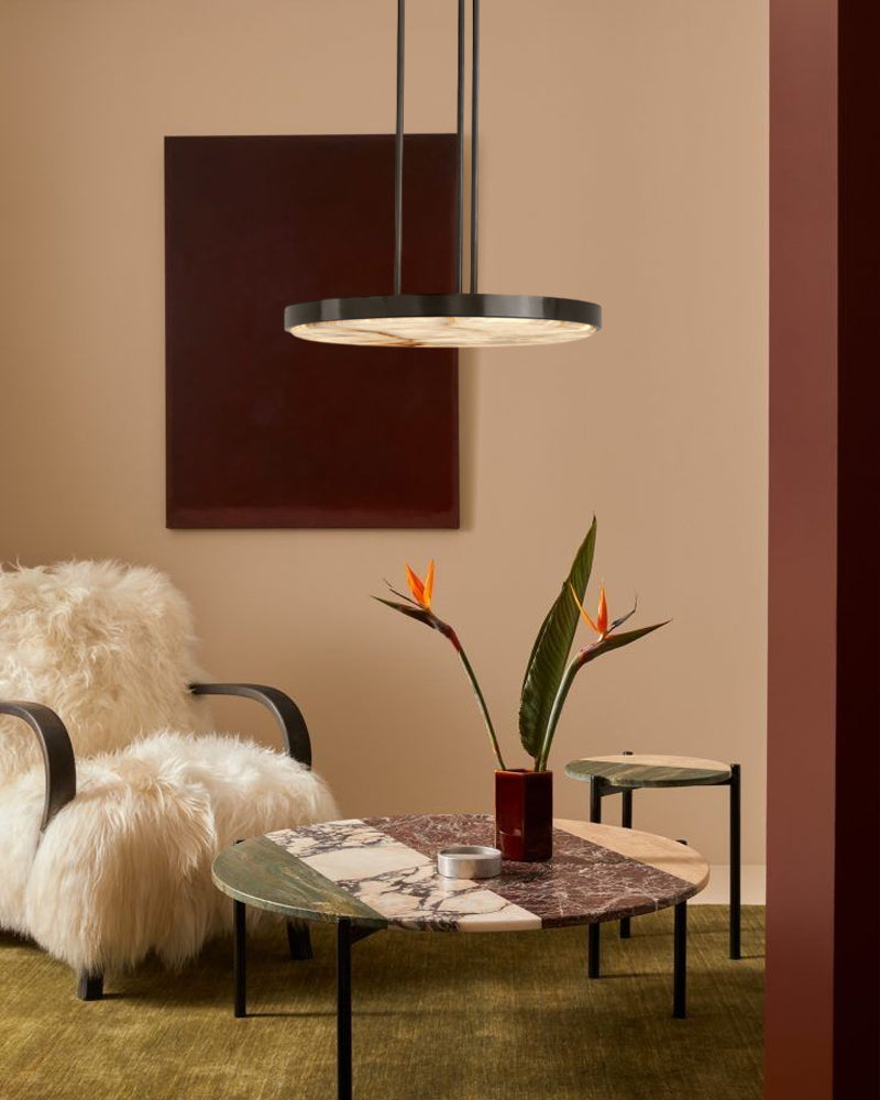 Unique Lustre Solid Marble Dome Ceiling Anvers Pendant Light Fixtures for Living room