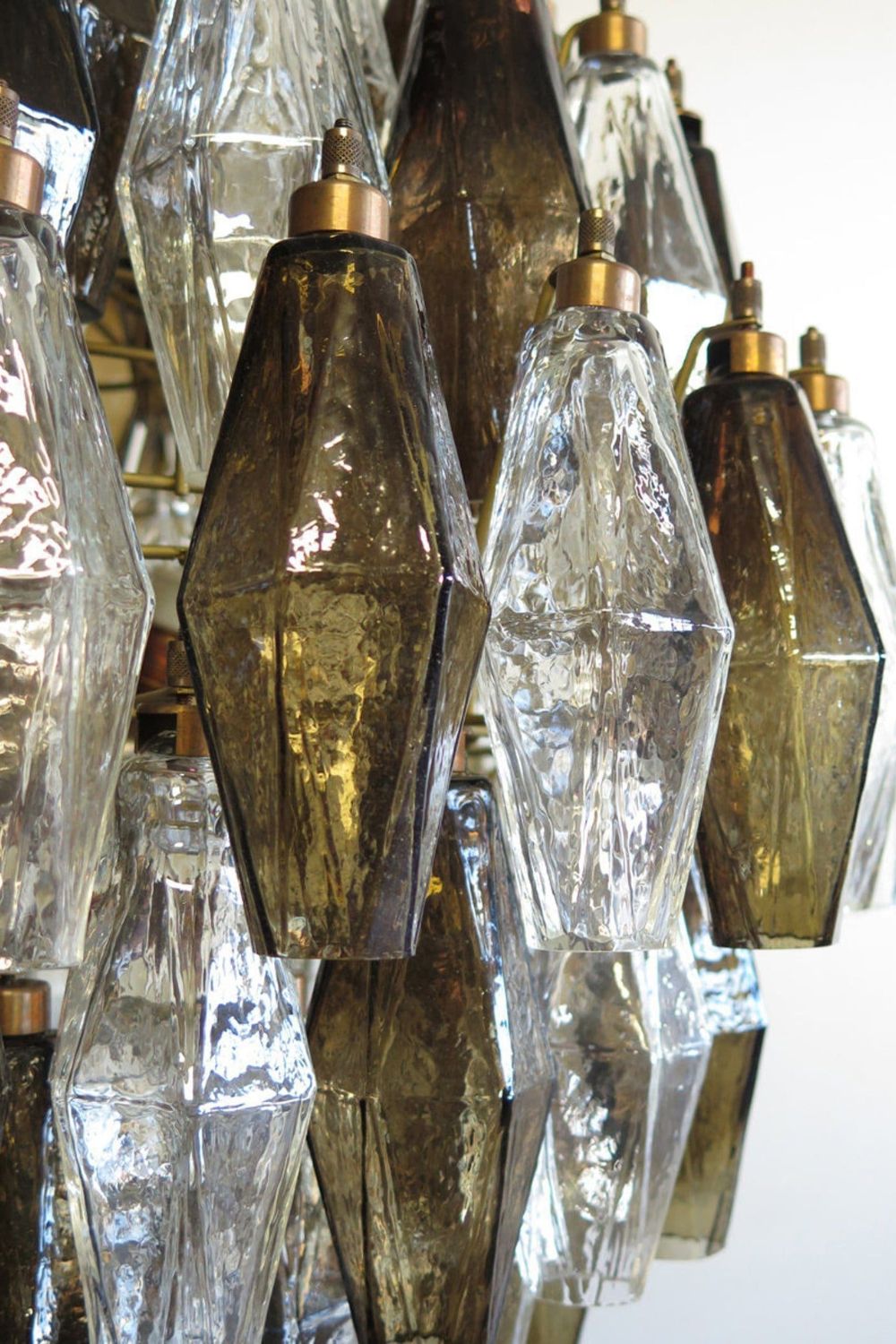 Art Poliedri Smoked Globe Chandelier - view 10 | morylighting
