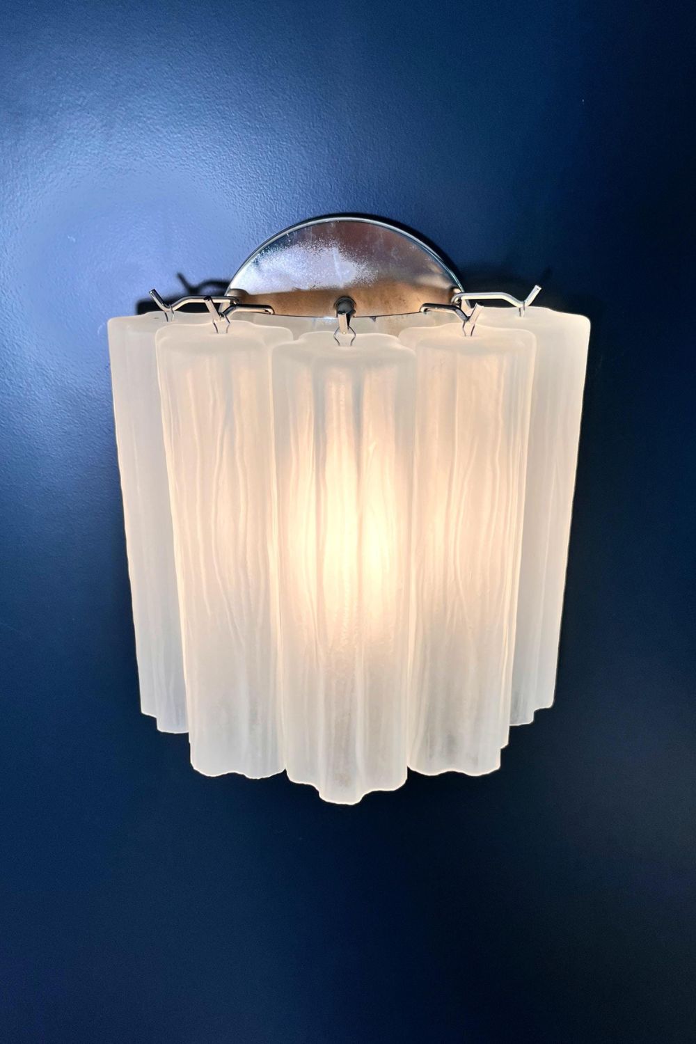 Frosted white Art glass tube wall Lamp - view 7 | morylighting
