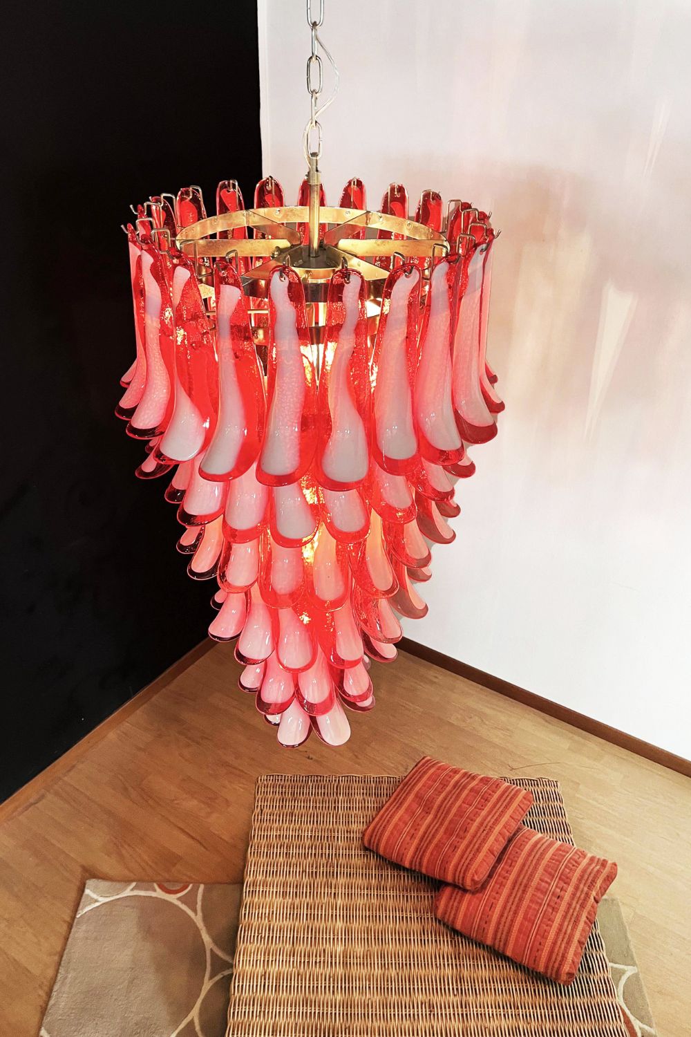 Vintage Italian Art Spiral Chandelier - view 11 | morylighting