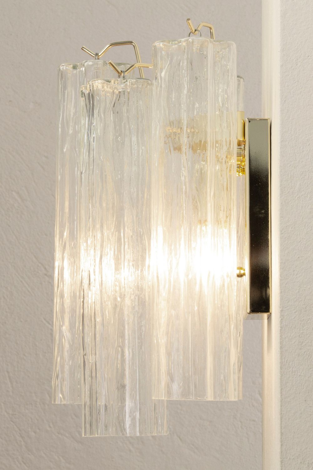 Art glass crystal wall lamp - view 8 | morylighting
