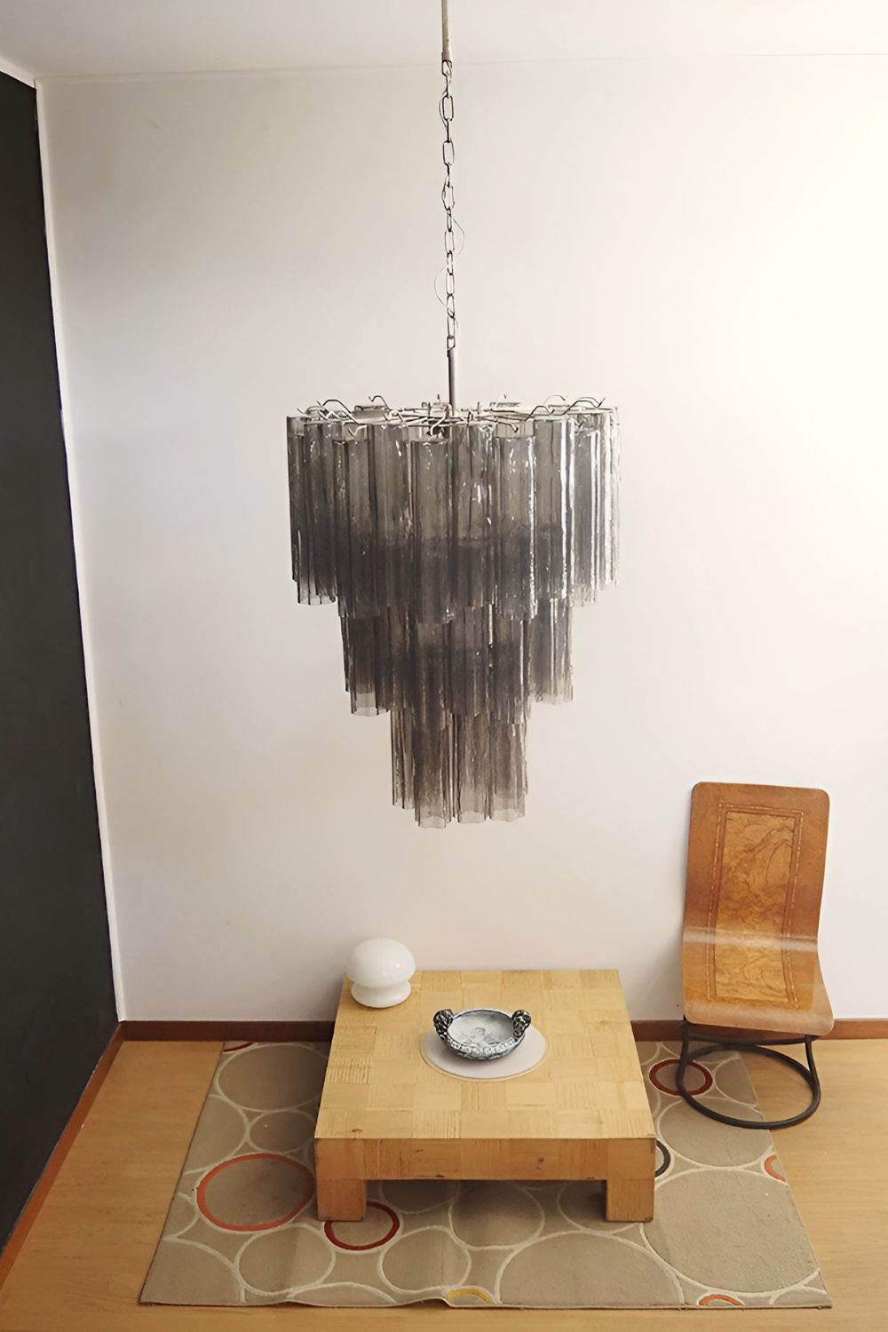 Smoked three-tier Art chandelier - view 7 | morylighting