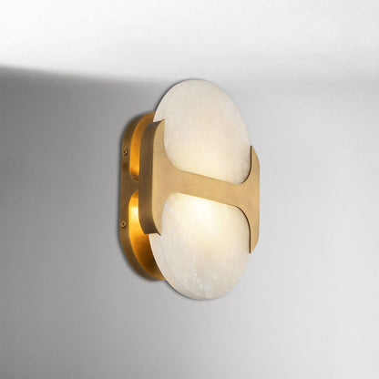 Hopkins Alabaster Sconce 9"–17"