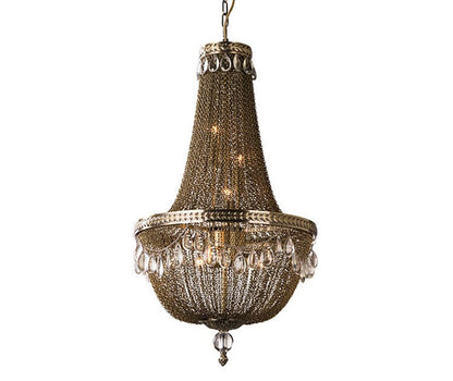 Morylighting Grand Lumina Metal Art Crystal Chandelier - Background Shot