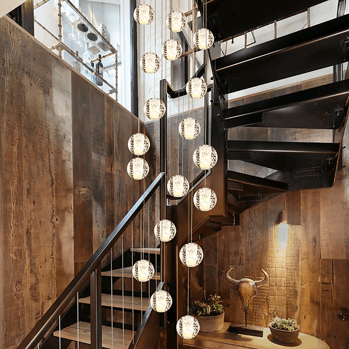 Adonis Suspension Water Drop Chandelier（ 43-Light customized） - morylighting
