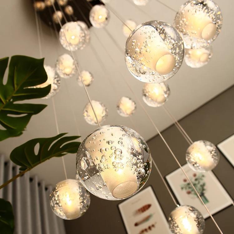 Adonis Suspension Water Drop Chandelier（ 43-Light customized） - morylighting