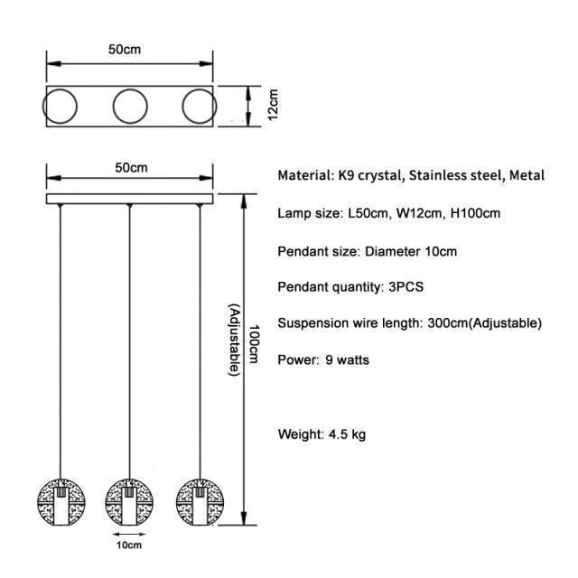 Adonis Suspension Water Drop Chandelier（ 43-Light customized） - morylighting