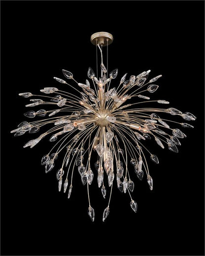 Reveille Crystal Constellation Seven-Light Pendant Chandelier - morylighting