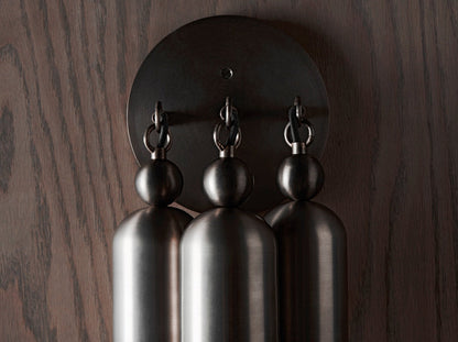 PATUS TASSEL 3 SCONCE H24" x W7" x D5"