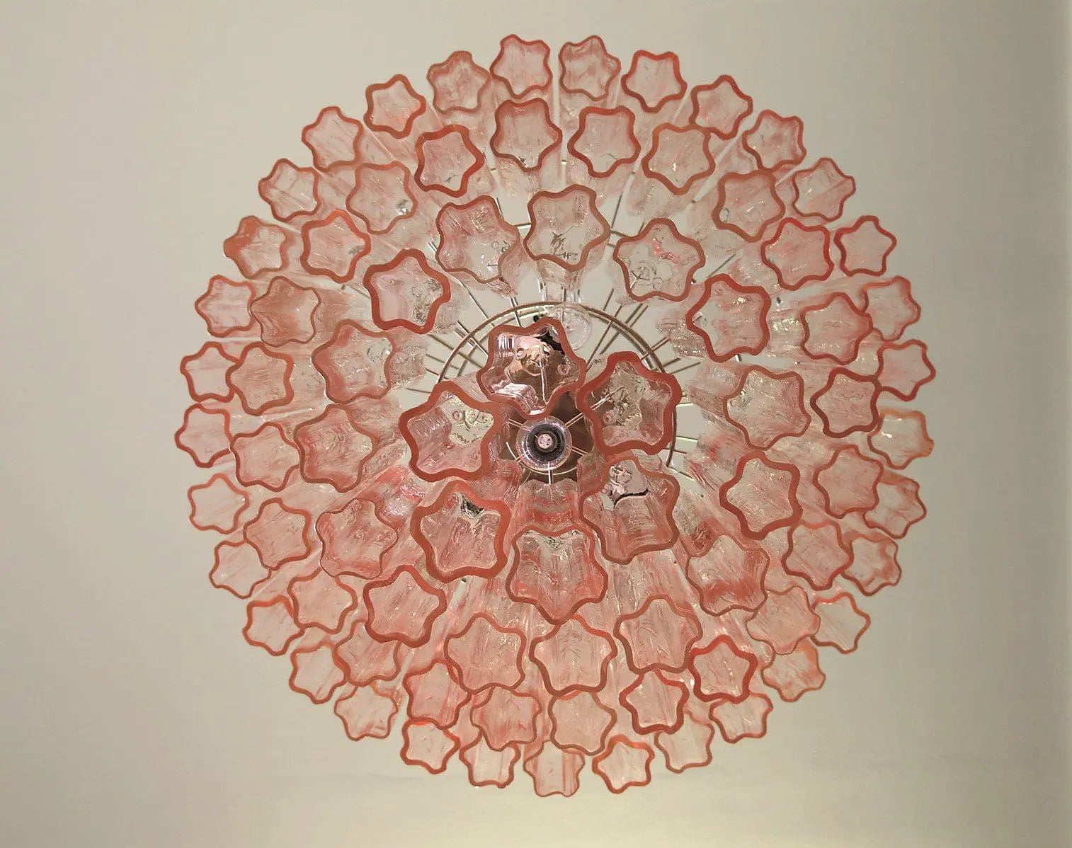 Murano Chandelier – 78 tubes – Pink