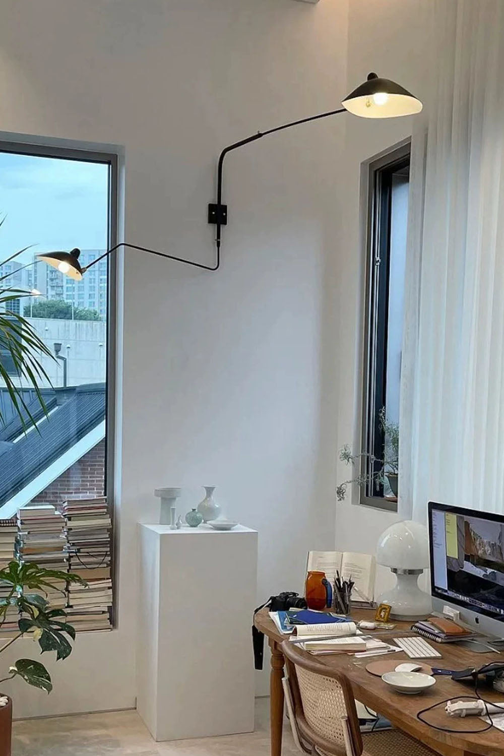 Adjustable Swing Arm Wall Lamp - view 12 | morylighting