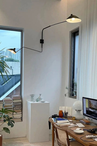 Adjustable Swing Arm Wall Lamp - view 12 | morylighting