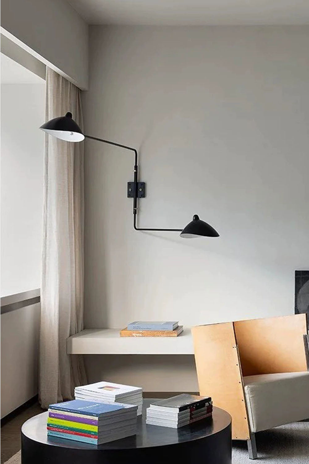 Adjustable Swing Arm Wall Lamp - view 4 | morylighting