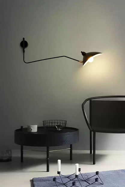 Adjustable Swing Arm Wall Lamp - view 3 | morylighting