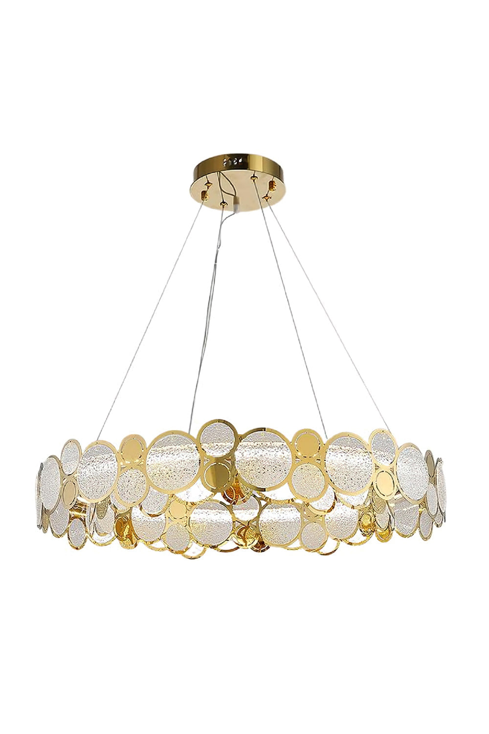 Adrianna Glass Round Chandelier - morylighting