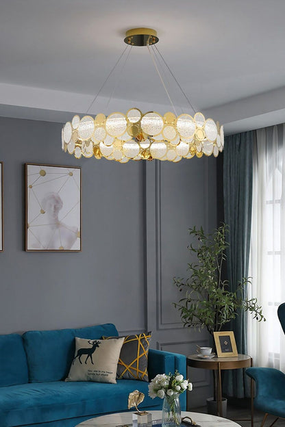 Adrianna Glass Round Chandelier - morylighting