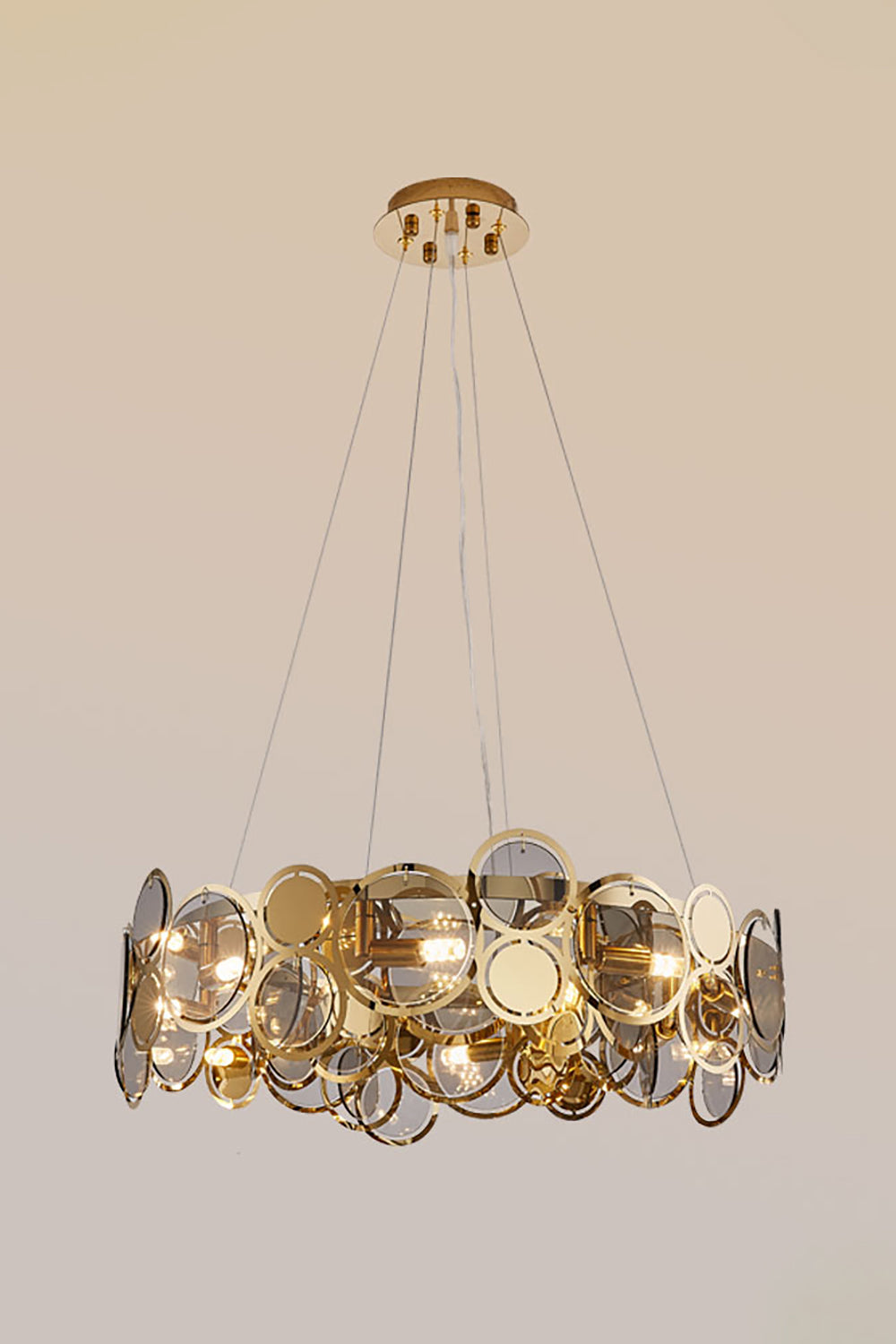 Adrianna Glass Round Chandelier - morylighting