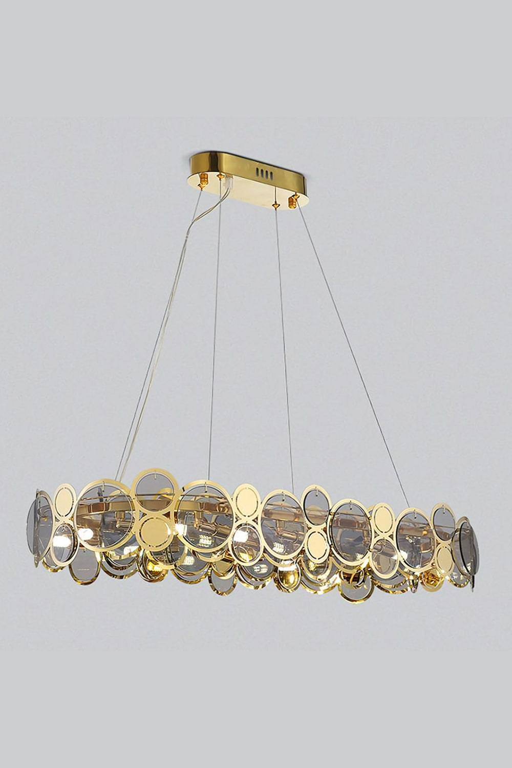 Adrianna Glass Round Chandelier - morylighting
