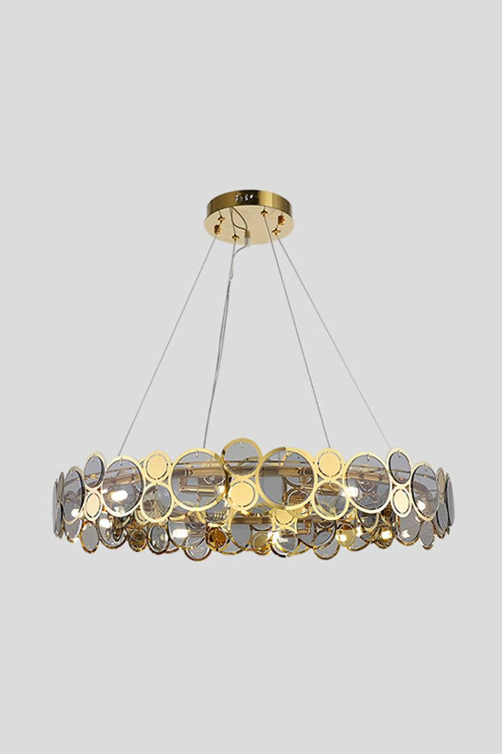 Adrianna Glass Round Chandelier - morylighting
