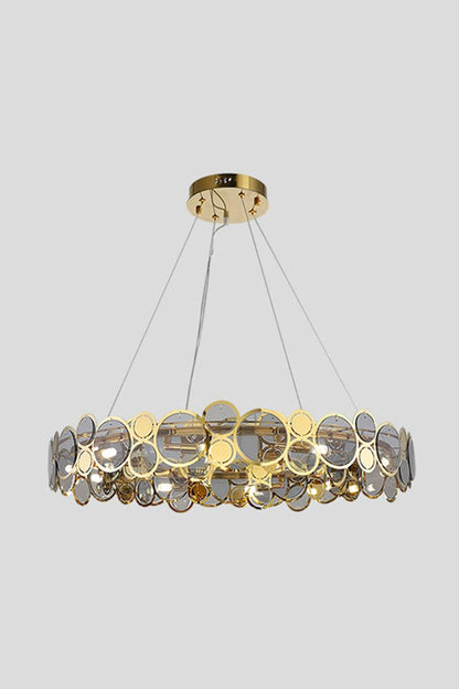 Adrianna Glass Round Chandelier - morylighting