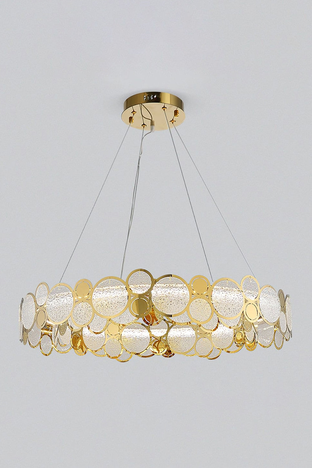 Adrianna Glass Round Chandelier - morylighting