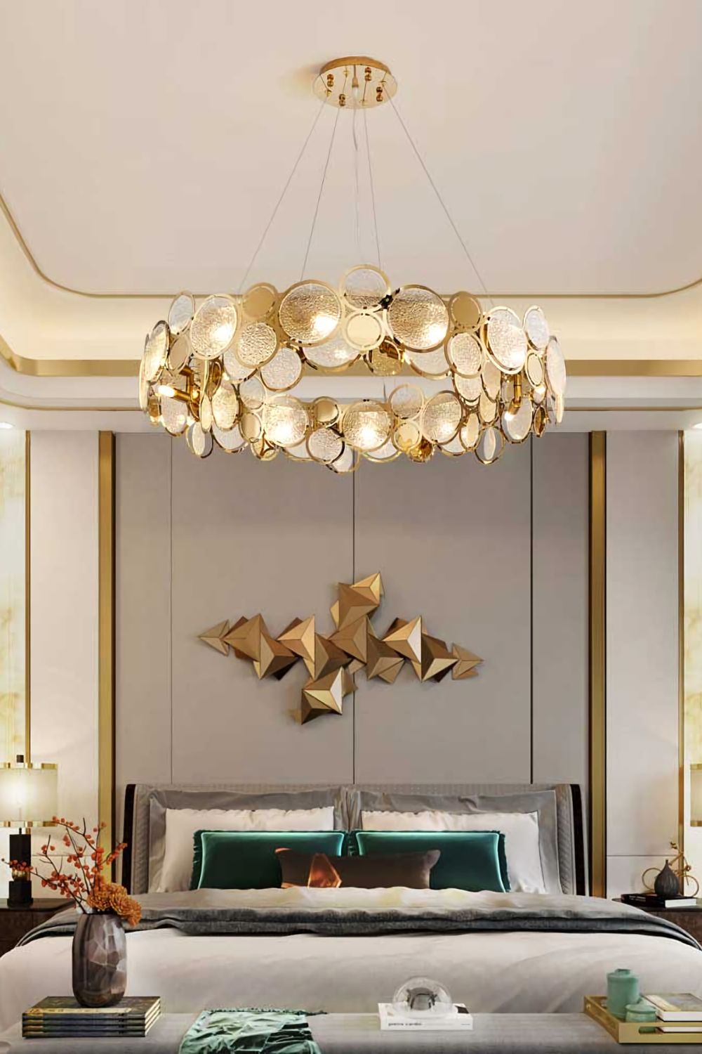 Adrianna Glass Round Chandelier - morylighting