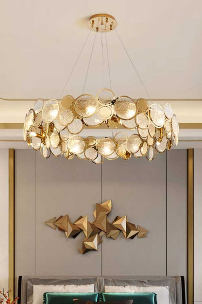 Adrianna Glass Round Chandelier - morylighting