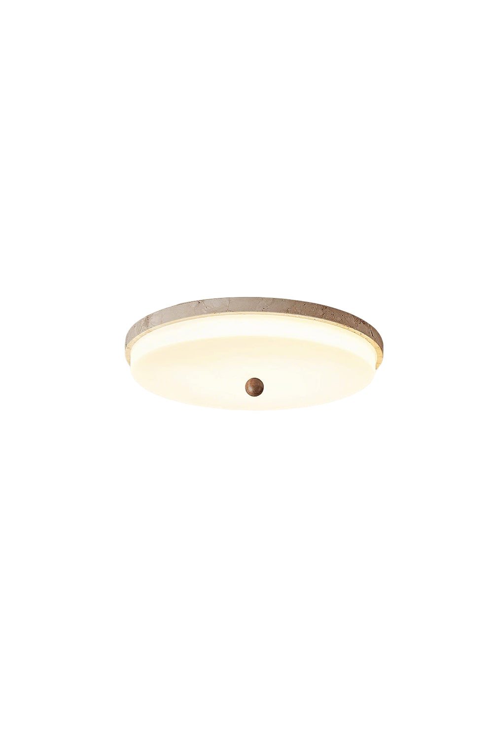 Aeon Travertine Globe Ceiling Light | morylighting