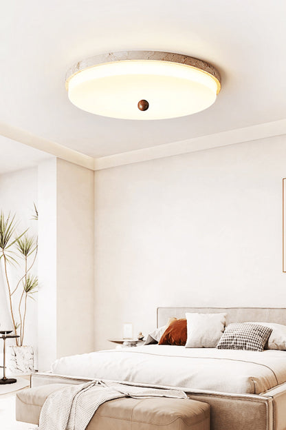 Aeon Travertine Globe Ceiling Light - view 7 | morylighting