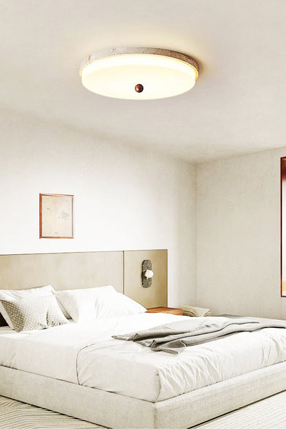 Aeon Travertine Globe Ceiling Light - view 9 | morylighting