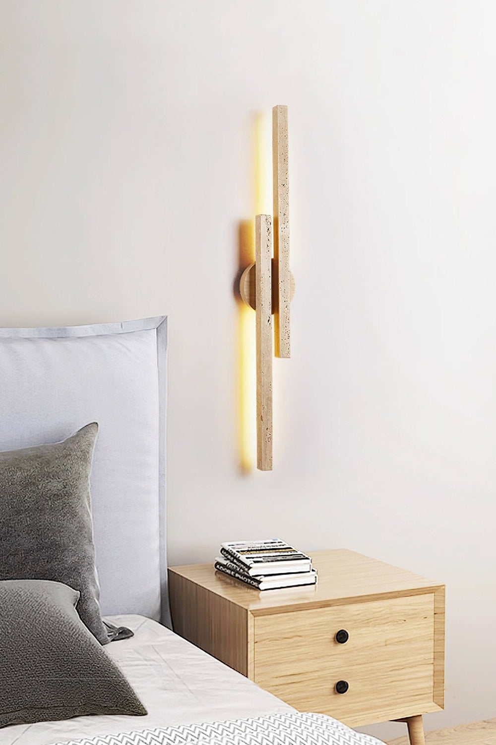 Aeris Travertine Wall Light - view 12 | morylighting