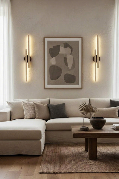 Aeris Travertine Wall Light - view 5 | morylighting