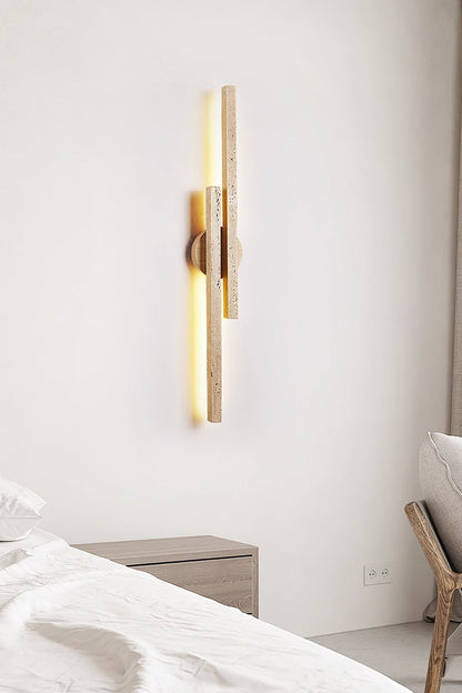 Aeris Travertine Wall Light - view 6 | morylighting