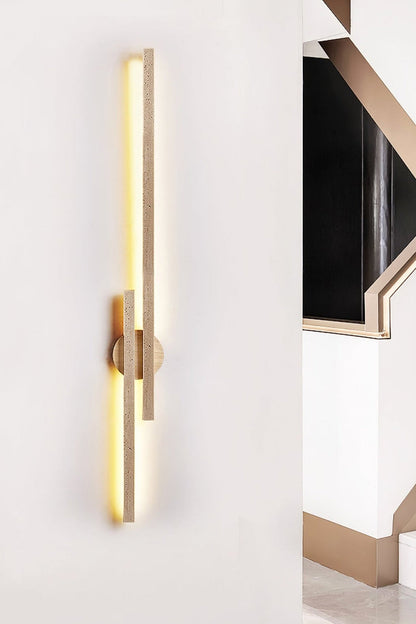 Aeris Travertine Wall Light - view 13 | morylighting