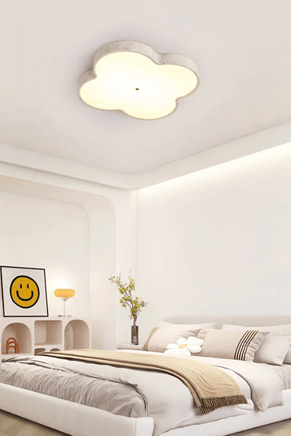Aethel Cloud Travertine Ceiling Lamp - view 10 | morylighting