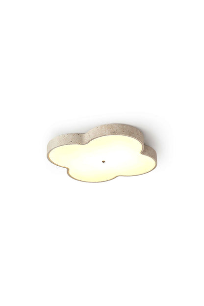 Aethel Cloud Travertine Ceiling Lamp | morylighting