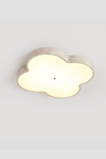 Aethel Cloud Travertine Ceiling Lamp - view 15 | morylighting