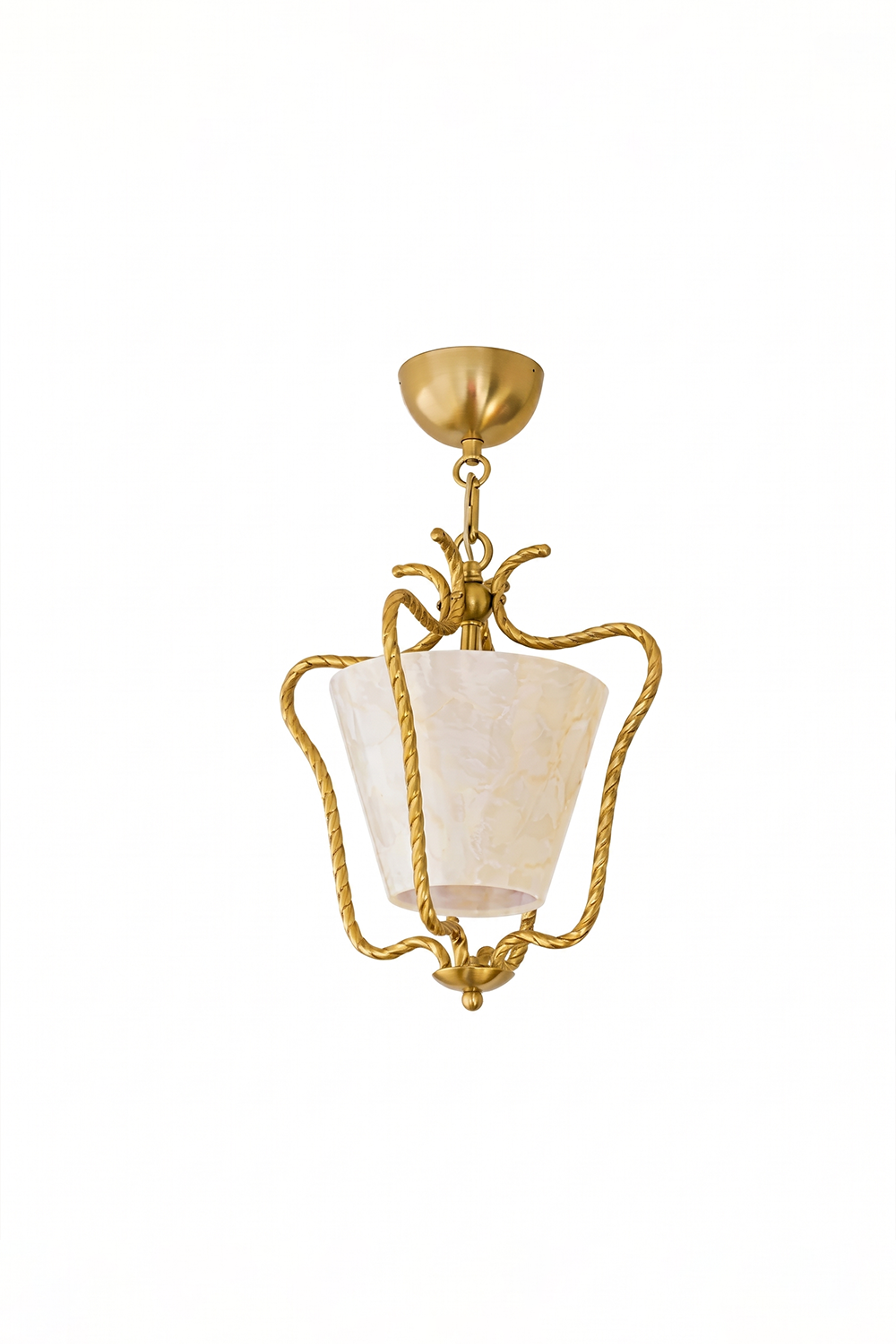 Aether Shell Gold Pendant Lamp Samu  Lamp