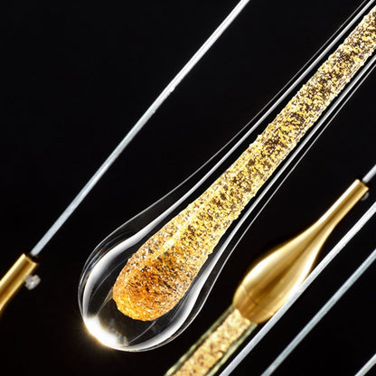 Morylighting Grand Cascade Glass Drop Chandelier - Background Shot
