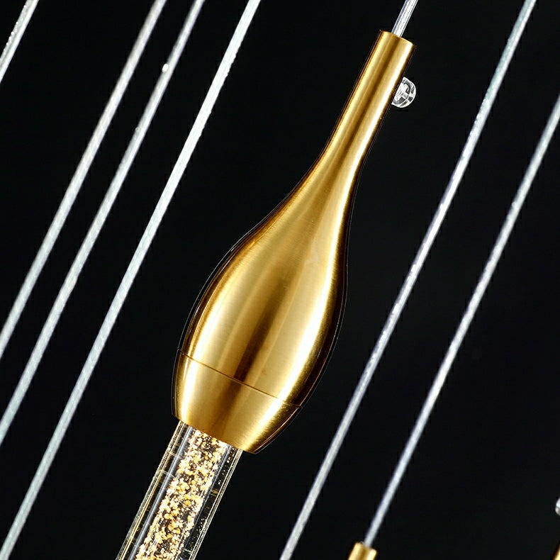Morylighting Grand Cascade Glass Drop Chandelier - Background Shot