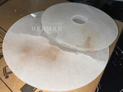 Median Alabaster Flush mount - 3 Surface
