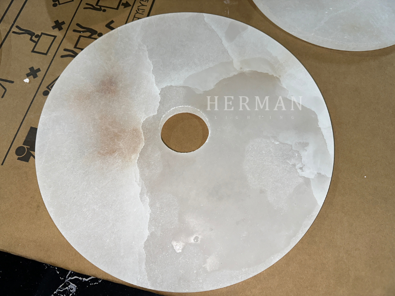Median Alabaster Flush mount - 3 Surface