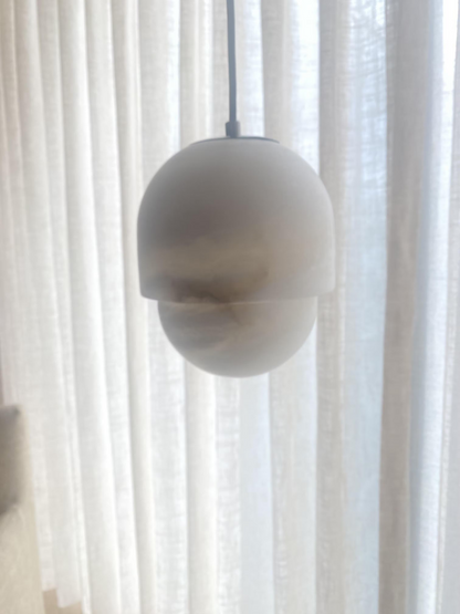Morylighting Veridian Alabaster Small Pendant Light - Background Shot