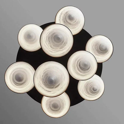 Morylighting Alabaster Cone Pendant Light - Background Shot
